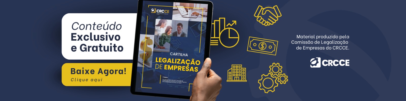 CRCCE lança a primeira edição da Cartilha de Legalização de Empresas